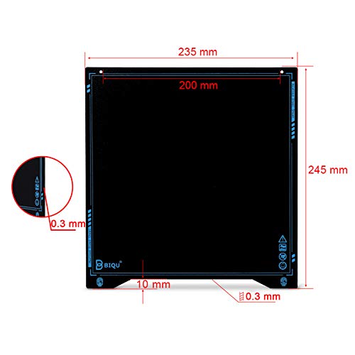 Image of BIQU SSS Ultra-Flexible Removable Spring Steel Build Plate Surface Heated Bed for Ender 3 /Ender3 Pro /Ender3 V2 /Ender3 S1 /Ender3 S1 Pro /Ender3 V2 Neo /Ender3 Neo /Ender 5 Pro /K1 3D Printer 235x235MM