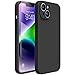 Miracase for iPhone 14 Case, [Enhanced Each Lens Protection] [with 1x Screen Protector] Full-body Drop Protection and Shockproof Liquid Silicone Case, 6.1-inch (Black)