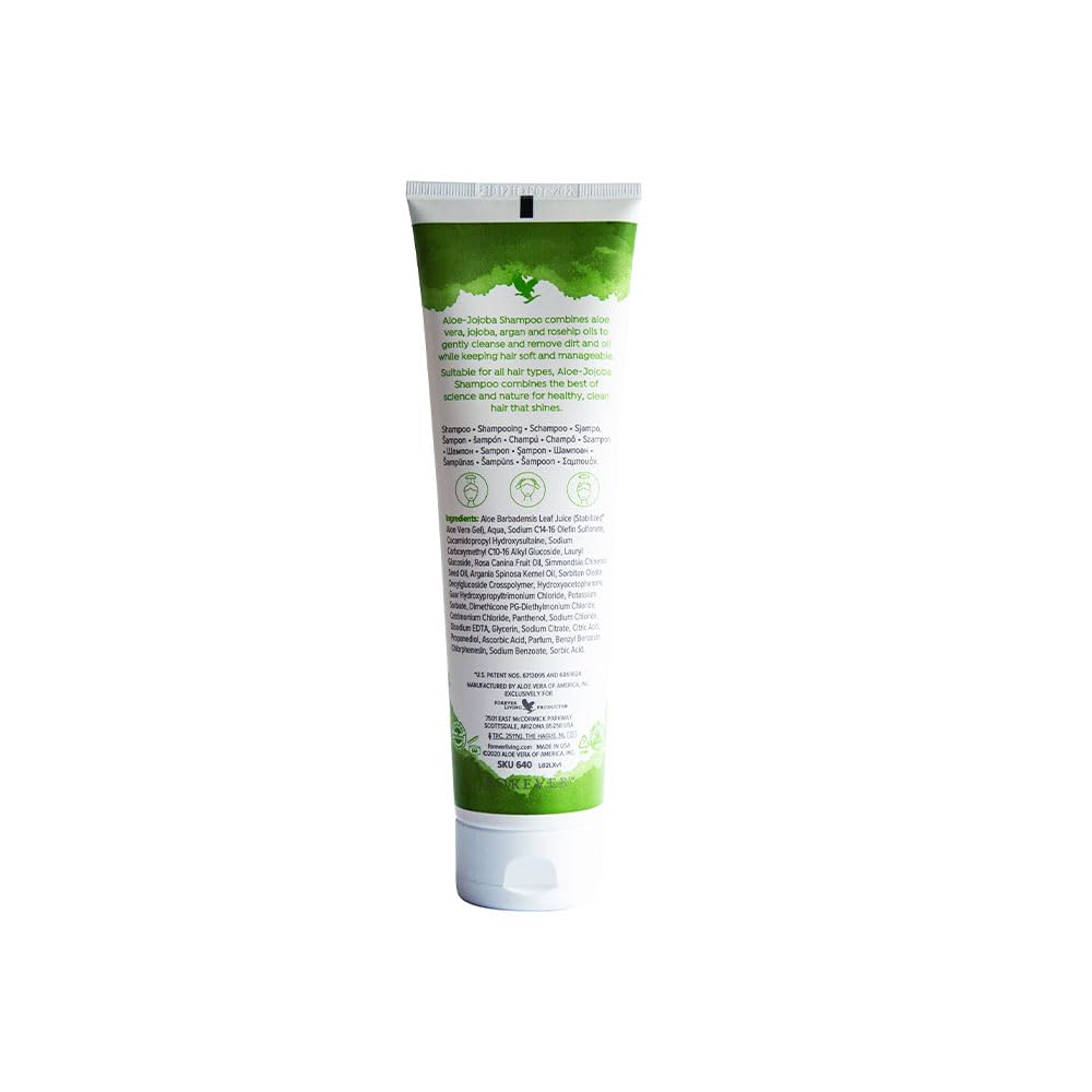 Forever Aloe Jojoba Shampoo  Sulfatfrei, frei von Parabenen, 40% Aloe Vera  & Jojobal, Feuchtigkeitsspendend, Erfrischender Duft, 296 ml : Amazon.de:  Kosmetik