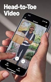 Ring Battery Doorbell, Home or business security with Head-to-Toe video, Live View with Two-Way Talk, and Motion Detection & Alerts, Satin Nickel