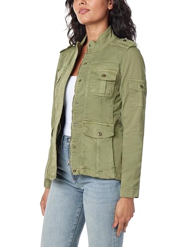 kensie Jeans for Women Lightweight Zip-Up Utility Jackets Transitional Jackets for Fall and Spring, Small to X-Large2