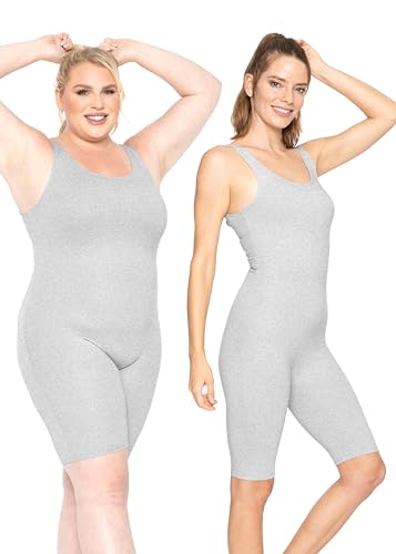 Image of STRETCH IS COMFORT Teamwear Women's Regular and Plus Size Cotton Tank Unitard
