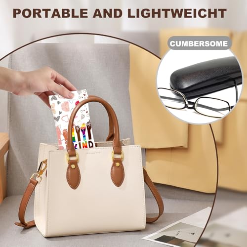 Image of Anikathy 2Pcs Sunglass Eyeglass Glasses Case Soft PU Leather with Cleaning Cloth Portable Glasses Pouch Bag for Men Women