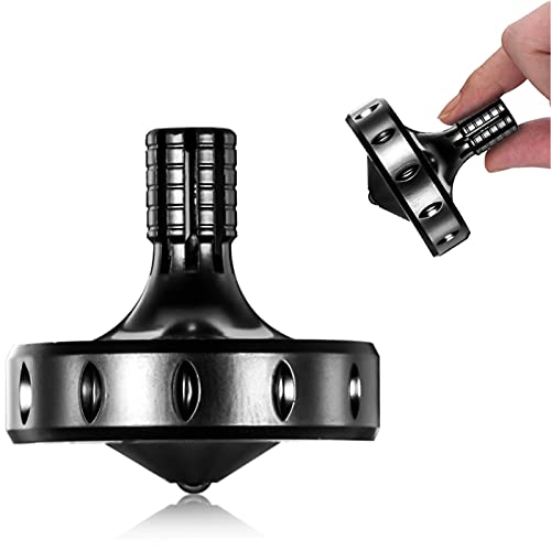 Precision Metal Spinning Top, Long Lasting Spin Time Gyro Toy (M, Black) by CHEETOP - Used condition - US$16.11