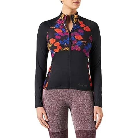 Desigual Black Slim Fit Sweatshirt for Women Cover
