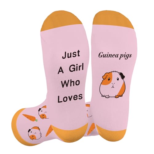 LSVGSAK Guinea Pig Gifts for Women Girls Novelty Socks Guinea Pig Lovers Christmas Birthday Present for Daughter Wife Sister Girlfriend Stocking fillers