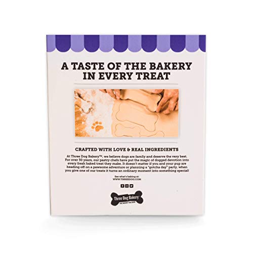 Three Dog Bakery Bitty Bites Trio Soft Baked Cookies For Dogs, Three Flavor Pack; Carob Chip, Peanut, And Vanilla, 13 Ounce Box #TOP1