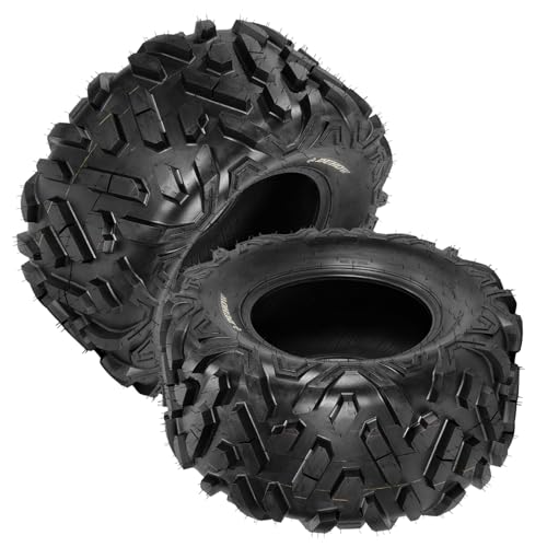 Garvee 2 Pack 26x11-12 ATV UTV Tires 6-Ply All-Terrain Tubeless Tires for Daily Work Hunting & Recreational Riding on ATV UTV Quad and 4 Wheeler