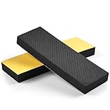 Garagen Wandschutz Selbstklebend - Verbesserte Wandschutz Garage 3cm Extra Dicker, aus Polster Schaumstoff Selbstklebend hergestellt, Autotür Schutz Garage Wandschutz (Schwarz, 2 Stück)