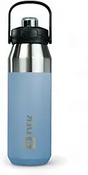 NTK, Garrafa Térmica Isomax, 1L, Inox, Caminhada, Corrida, Treino - Azul Claro