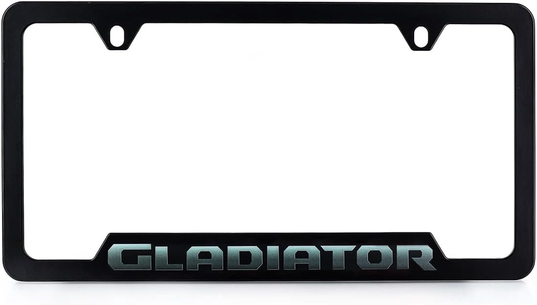 JEEP Gladiator UV Printed Metal License Plate Frame