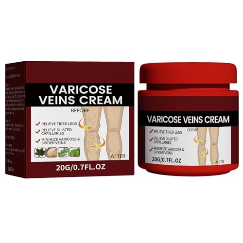 Crema para Varices Piernas,Crema de Venas Varicosas,Crema para Eliminar Varices,Crema