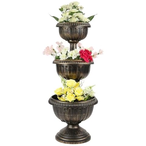 Taylor & Brown 3 Tier Antique Bronze Planter Cover