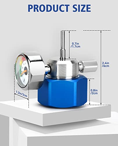 Color Tree Airsoft Propane Filling Adapter Gas Adapter With Pressure Gauges And Protective Cover #TOP5