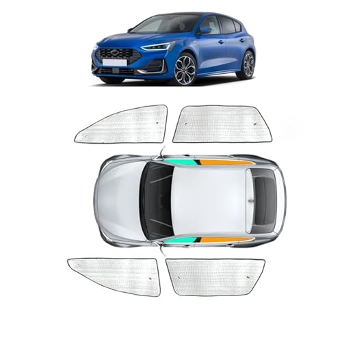 Pare-soleil voiture pour Ford Focus, fini le volant brûlant avec ce rideau de fenêtre latérale