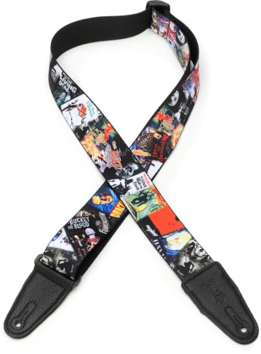 Levy's Leathers 2' Halloween Series Polyester Guitar Strap with Tri-Glide Adjustment, Horror Classics (MP2H-001)