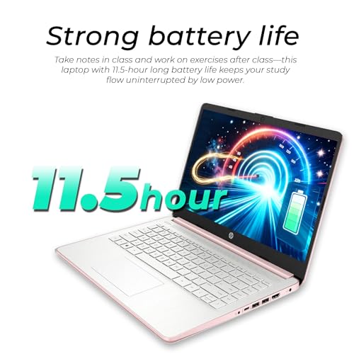 Image of HP Essential Laptop with Office 365 - Copilot AI - Intel Core | Thin & Portable, Anti-Glare Display, 1TB OneDrive + 64GB SSD, Win11, 12hrs Battery, Fast, Smart, Home & Student Friendly