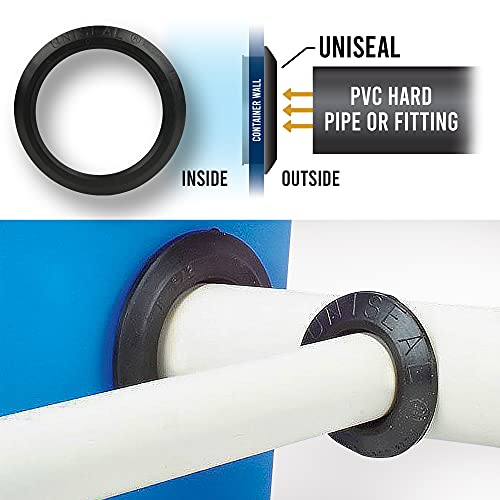 4'' Uniseal Flexible Tank Adapter (Bulkhead) #TOP3