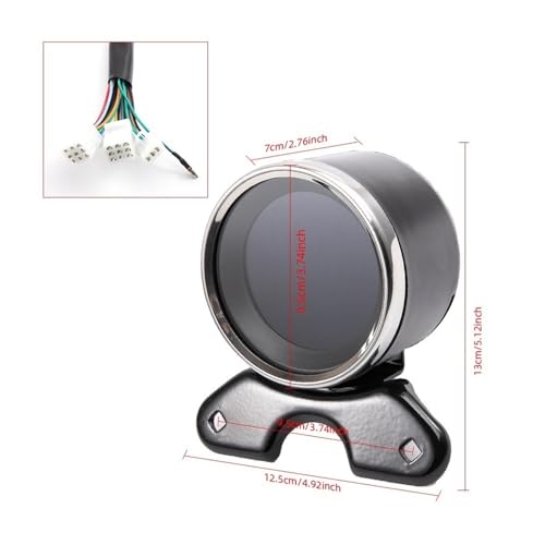 Instrumentos para motocicleta con velocímetro digital para evitar averías 3