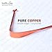 HealthAndYoga™ qSwipe Lite Copper Tongue Cleaners (Pack of 12) – Prevents Bad breath, Improves taste- Flexible, Curved ends provide good grip – Complete Oral Care/Hygiene for Travel/Office/Home