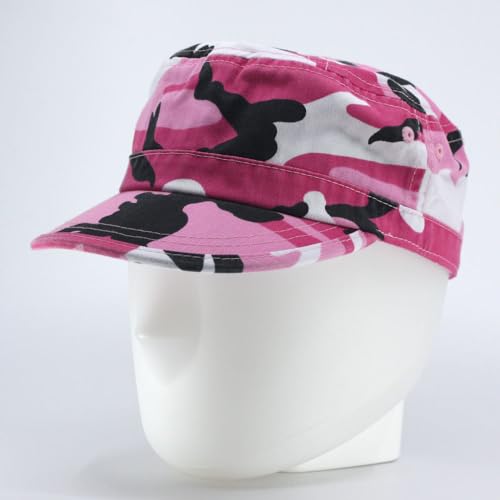 Image of The Vintage Year Heavy Stitching Washed Cotton Cadet Hat - Durable Military Baseball Cap for Men & Women, Outdoor Casual Wear