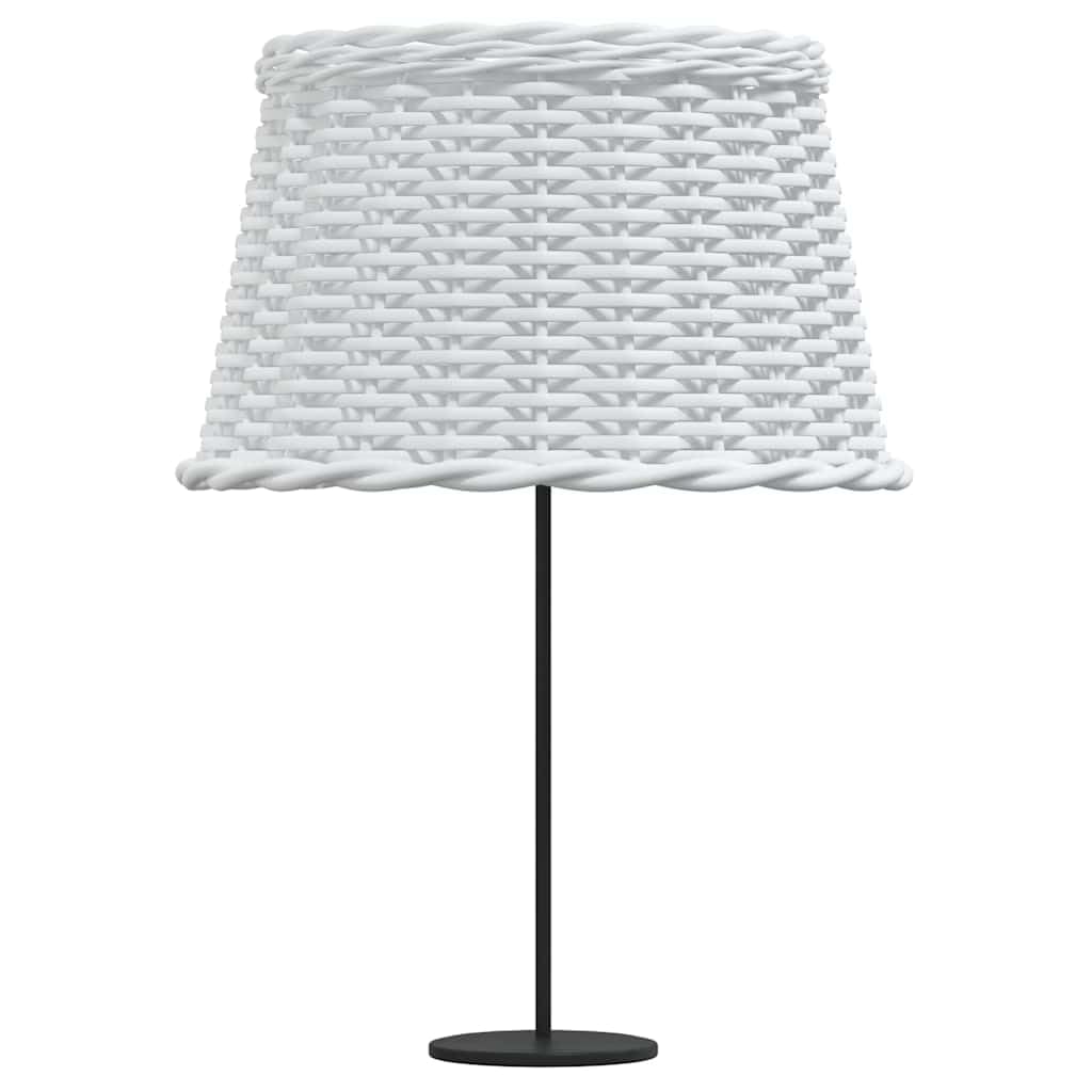 Ręcznie wykonany klosz lampy z naturalnej wikliny, Ø 45 x 28 cm, z lakierowaną żelazną oprawką, nadaje się do lampy sufitowej i lampy stołowej, idealny do salonu, sypialni,