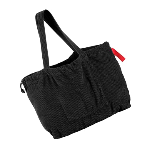 Sac à bandoulière en velours côtelé de style coréen pour femme