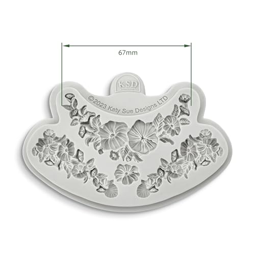 Katy Sue Floral Swag & Drop Silicone Mould for Cake Decorating & Craft. Use with Fondant & Air Drying Clay from Katy Sue Fondant Moulds - Image 4