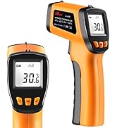 Infrared Thermometer, LEERCHUANG Digital Temperature Gun for Pizza Oven, Non-Contact Laser Thermo...