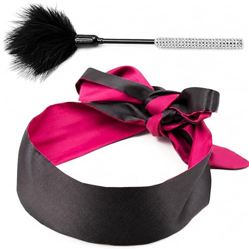 inedit Bandeau Yeux Sexy Adulte + Plumeau - Couple Intime...