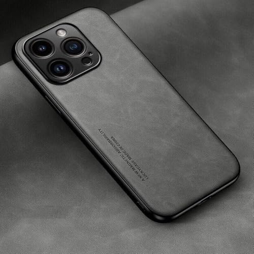 Coque souple mate pour iPhone 16 : finies les traces de doigts sur votre cuir gris