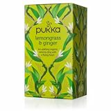 Pukka Lemongrass & Ginger Tisana Biologica Digestiva Zenzero, 20 Filtri