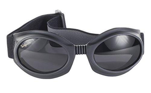Pacific Coast Airfoil Motorcycle Riding Goggles Lens Kit (Black Frame/Smoke, Gold Mirror, Blue, Clear Lens)