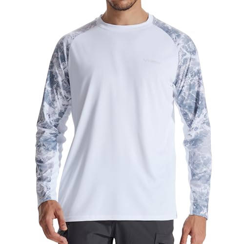 LOOGU Men's UPF 50+ UV Sun Protection SPF Rash Guard Lightweight Long Sleeve Shirts Outdoor for Fishing Hiking Swimming Running - image 1
