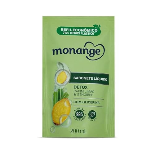 Coty Refil Sabonete Líquido Monange Detox 200Ml Coty Refil Sabonete Líquido Monange Detox 200Ml