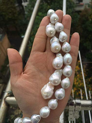 Collier de perles énormes d'eau douce : le cadeau d'anniversaire baroque idéal - 7