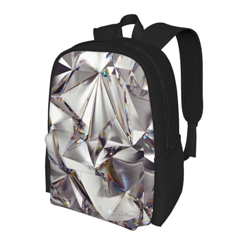 Sac à dos abstrait strass imperméable design artistique unique - 7