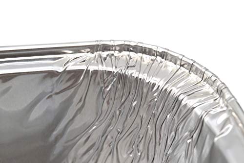 (120 Pack) Premium 1-LB Bread Loaf Baking Pans l Mini 6" x 3.7" x 2" l Extra-Heavy Duty l Disposable Aluminum Foil Oven Safe Sturdy 1-Pound Small Bread Tin