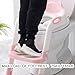 Fedicelly Potty Training Seat Ladder Toddler,Potty Seat Toilet Boys Girls,Adjustable Kids Toilet Training Seat (Pink)