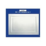 Pannello in Gesso per Rivestimento PARETI BOISERIE 90X62 CF. da 3pz