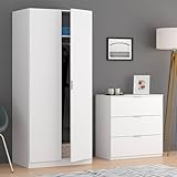 STRUCTURE ET UTILISATION - Commode à trois tiroirs avec poignées - Commode parfaite pour meubler une chambre, un salon, une chambre, un salon ou un placard de manière pratique et élégante en plus d'une armoire - Les tiroirs sont très spacieux, permettant vous permet de ranger à l'intérieur tout ce dont vous avez besoin de manière discrète et ordonnée - Vous pouvez placer vos bibelots préférés sur la surface supérieure pour donner au produit un style personnalisé pour compléter le mobilier