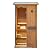 HKXSC Outdoor Sauna 1 Person, African Mahogany Wood Steam Sauna Room with Negative ions?red Light Therapy for Backyard, 2.5KW/240V, 40.20" W x 43.35" D x*83.93" H