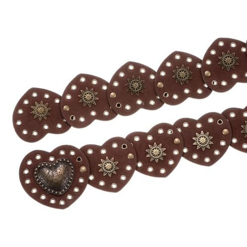 Disc Belt Metal Buckle Y2K Hollow Disc Belt Y2K Hollow Belt Wide Disc Belt Love Heart Shape Wide Disc Belt4