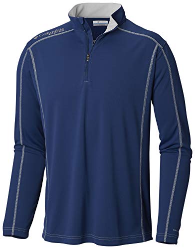 Columbia Men s Low Drag 1 4 Zip, Carbon, Medium
