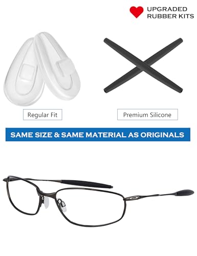 Image of Replacement Earsocks & Nosepieces Rubber Kits for Oakley Lizard OX5113 / OX5120 Eyeglasses