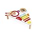 Janod - Table Musicale en Bois Confetti - Instrument de Musique Enfant - Jouet d'Imitation et d'Éveil Musical - dès 1 an, J07634