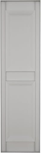 Miniatura 5 de Ekena Millwork Vinilo estándar, dos paneles iguales con persianas de panel elevado, LP2S12X06700WH 166 - Azul medianoche