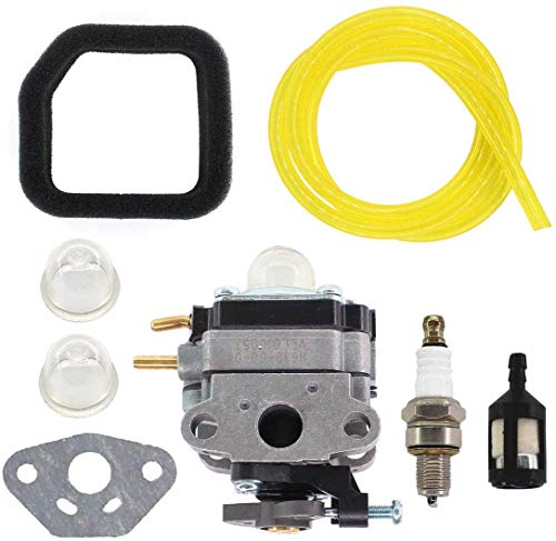 Uspeeda Carburetor For Troy-Bilt Tb4Bp Tbp6160 Tb4Bpec Backpack Blower 753-05676A Carb Fuel Line Filter Spark Plug #TOP1