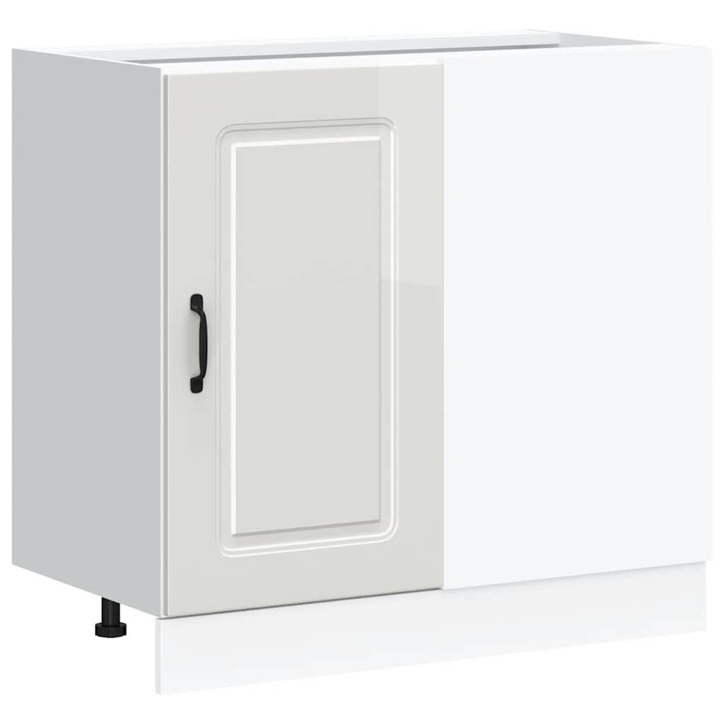 Meuble de cuisine Kalmar blanc pour ranger vos ustensiles dans un petit espace