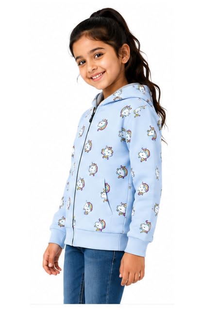 Image of T2F Girls Cotton Hooded Neck Sweatshirt